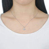 FCFD401_00 My First Diamond Illusion-setting Necklace