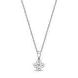 FCFD402_00 My First Diamond Illusion-setting Necklace