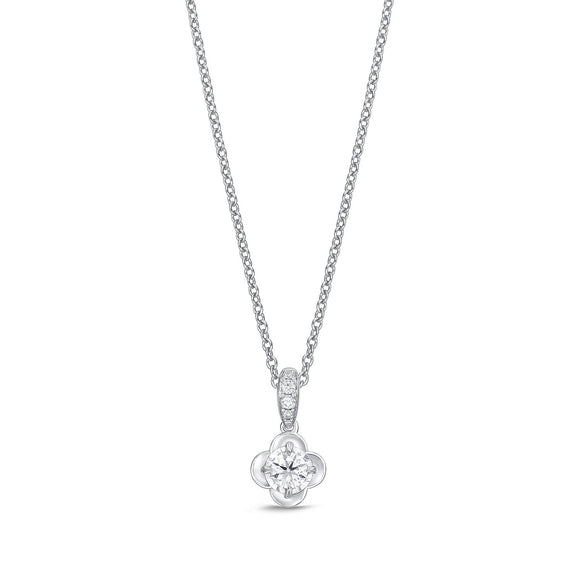 FCFD406_00 My First Diamond Illusion-setting Necklace