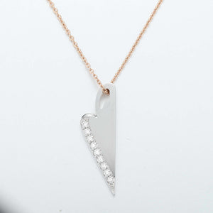 FCLC167_00 L Collection Diamond Fashion Necklace