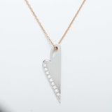 FCLC167_00 L Collection Diamond Fashion Necklace