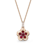 FCVL101_RU Valley of Light Ruby Illusion-setting Necklace