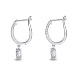 FEBQ112_00 Diamond Bouquets Dangling Earrings