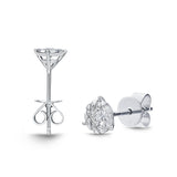 FEBQ125_00 Diamond Bouquets Studs Earrings