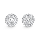 FEBQ141_00 Diamond Bouquets Studs Earrings