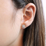 FEBQ155_00 Diamond Bouquets Studs Earrings