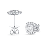 FEBQ157_00 Diamond Bouquets Studs Earrings