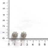 FEBQ160_00 Diamond Bouquets Studs Earrings