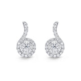 FEBQ161_00 Diamond Bouquets Studs Earrings
