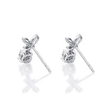 FEBQ166_00 Diamond Bouquets Dangling Earrings