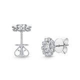 FEBQ169_00 Diamond Bouquets Studs Earrings