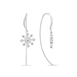 FEBQ306_00 Diamond Bouquets Illusion-setting Earrings
