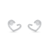 FEBQ309_00 Diamond Bouquets Illusion-setting Earrings