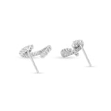 FEBQ309_00 Diamond Bouquets Illusion-setting Earrings