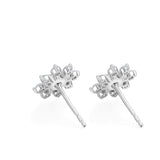 FEBQ311_00 Diamond Bouquets Illusion-setting Earrings