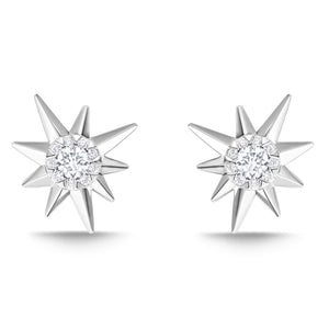 FEBQ314_00 Diamond Bouquets Studs Earrings