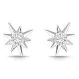 FEBQ314_00 Diamond Bouquets Studs Earrings