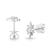FEBQ314_00 Diamond Bouquets Studs Earrings