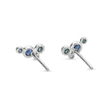 FRBZ101_SB Bezel Sapphire Fashion Ring