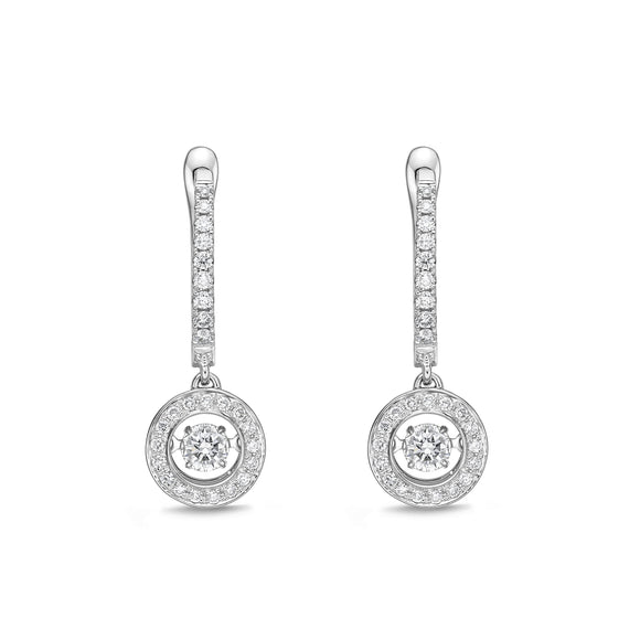 FEDSB04_00 Dancing Diamond Dangling Earrings