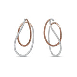 FEEN109_CD Entwined Diamond Hoops