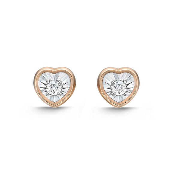 FEFD102_00 My First Diamond Illusion-setting Earrings