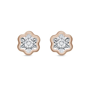 FEFD105_00 My First Diamond Illusion-setting Earrings