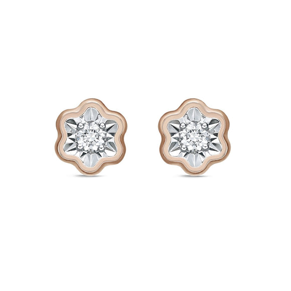 FEFD105_00 My First Diamond Illusion-setting Earrings