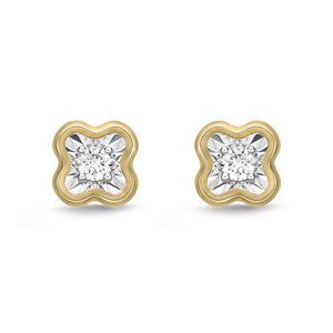 FEFD106_00 My First Diamond Illusion-setting Earrings