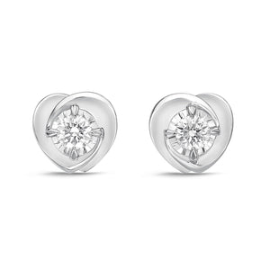 FEFD404_00 My First Diamond Illusion-setting Earrings