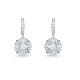 FEFD502_00 My First Diamond Illusion-setting Earrings Unemployed