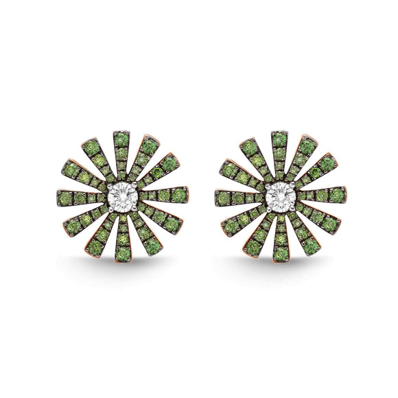 FEMG106_GD Margarita Diamond Studs Earrings