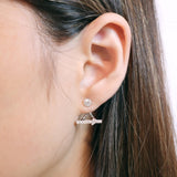 FJSUR02_00 Stack'em Up Diamond Jacket Earrings