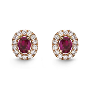 FESUV06_RU Stack'em Up Ruby Studs Earrings