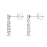 FEUB254_00 U-Basket Diamond Dangling Earrings