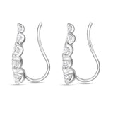 FEVD107_00 Crescent Climber Earrings