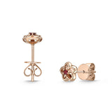 FEVL101_RU Valley of Light Ruby Illusion-setting Earrings