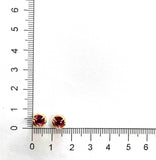FEVL103_RU Valley of Light Ruby Illusion-setting Earrings