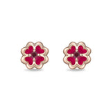 FEVL105_RU Valley of Light Ruby Illusion-setting Earrings