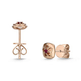 FEVL108_RU Valley of Light Ruby Illusion-setting Earrings