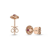 FEVL112_RU Valley of Light Ruby Illusion-setting Earrings