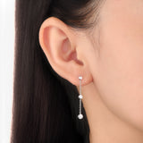 FEZY102_00 Dazzling by the Yard Diamond Dangling Earrings