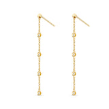 FEZY105_00 Dazzling by the Yard Diamond Dangling Earrings
