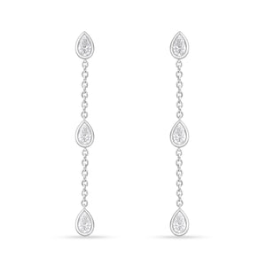 FEZY158_00 Dazzling by the Yard Diamond Dangling Earrings