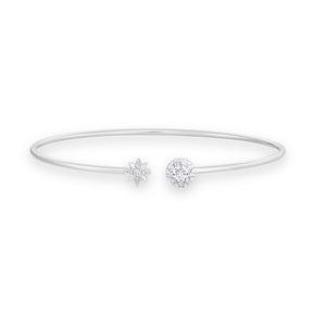 FGBQ302_00 Diamond Bouquets Flexi Bangle