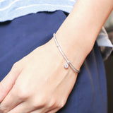FGBQ304_00 Diamond Bouquets Oval Bangle