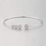 FGBQ304_00 Diamond Bouquets Oval Bangle