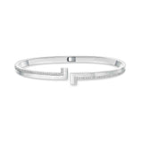 FGLC103_00 L Collection Diamond Open Bangle