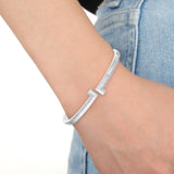 FGLC103_00 L Collection Diamond Open Bangle