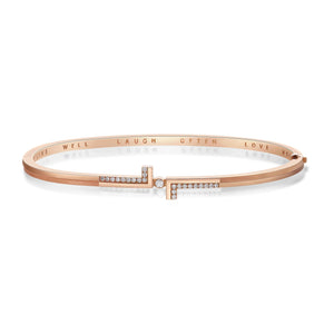 FGLC122_00 L Collection Diamond Oval Bangle